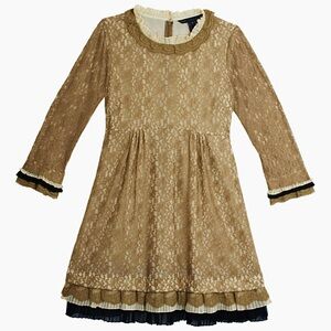 Looking for Marc Jacobs dita lace dress in gold/brown